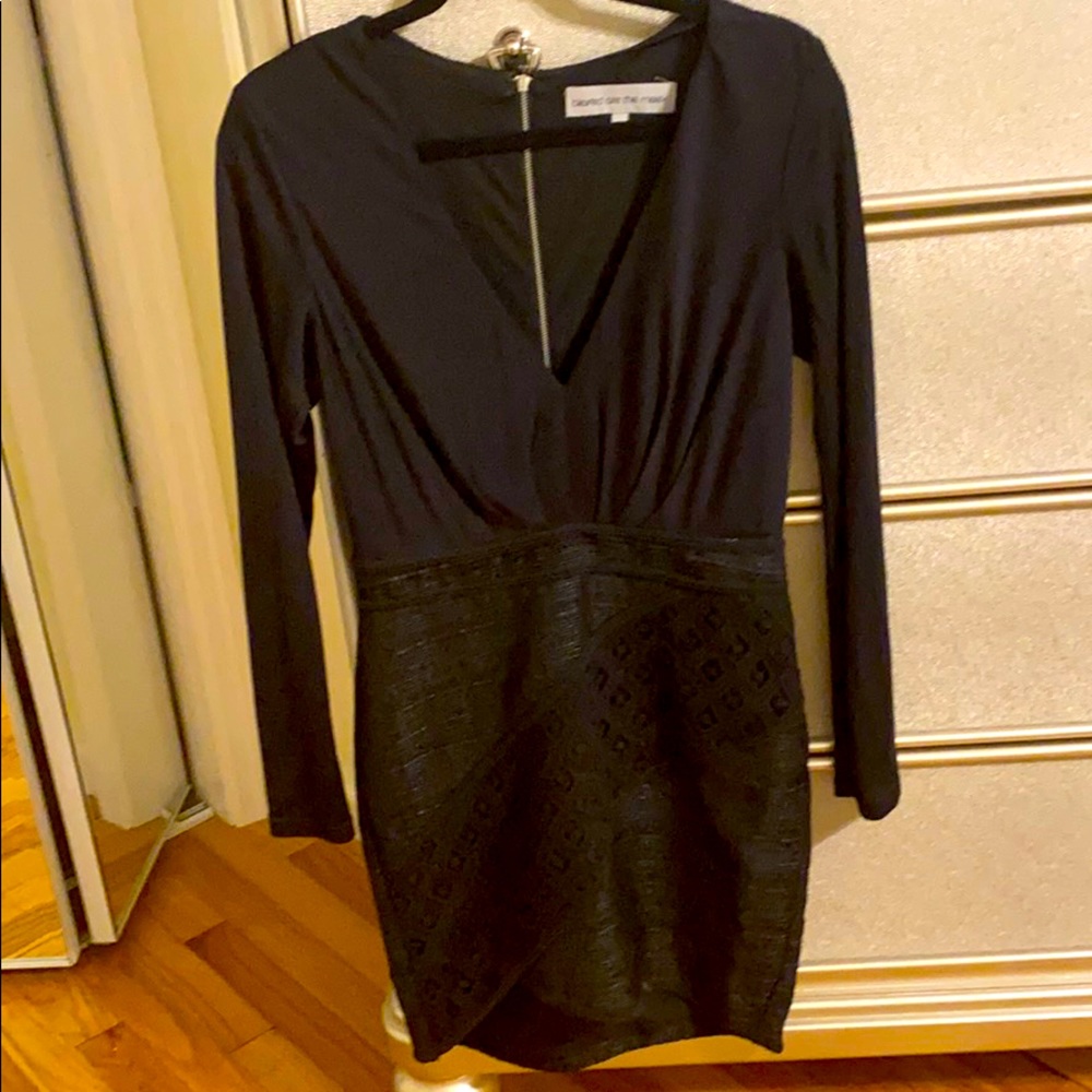 Black long sleeve dress